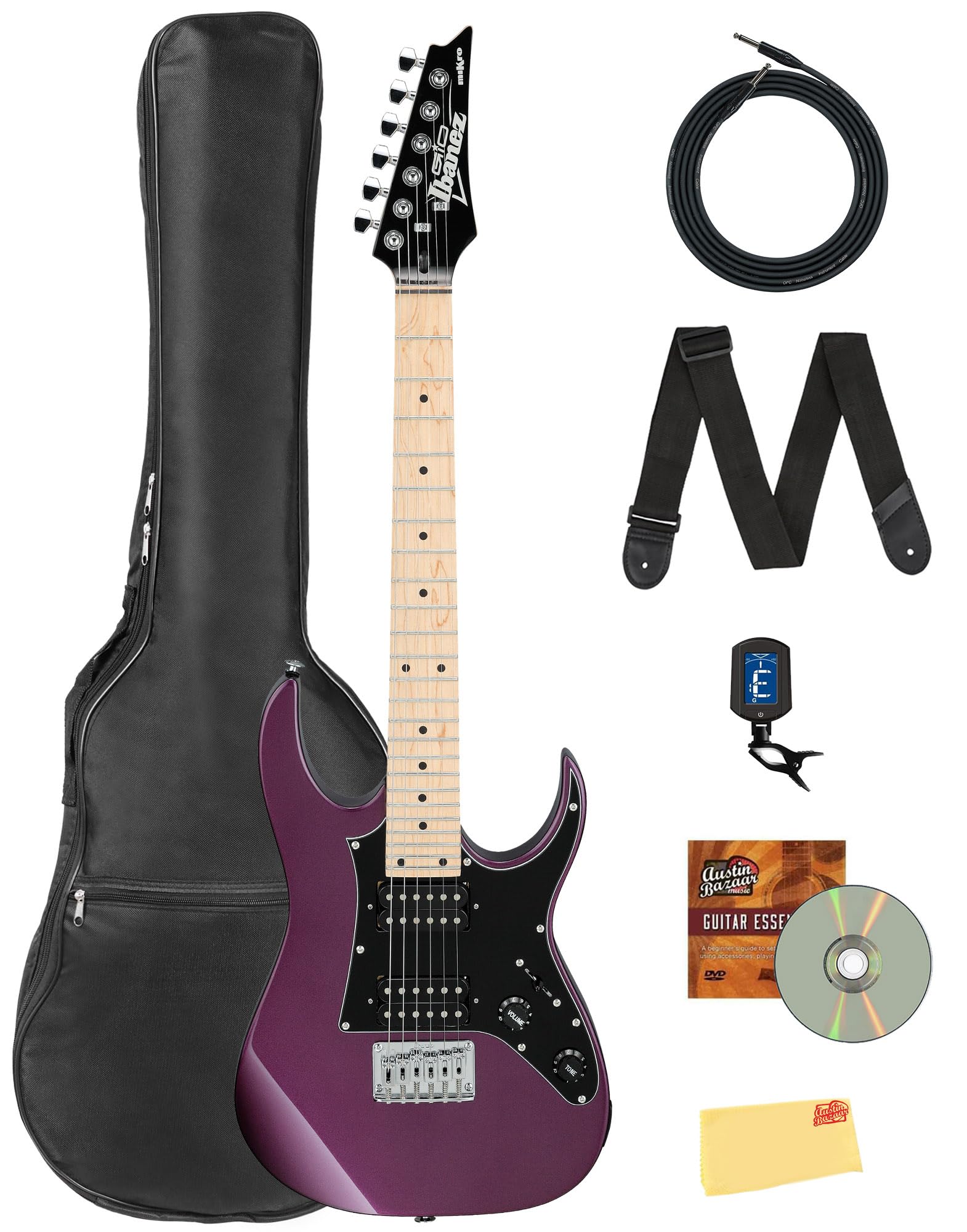 Amazon.com: Ibanez GRGM21M RG Gio miKro Short-Scale Electric